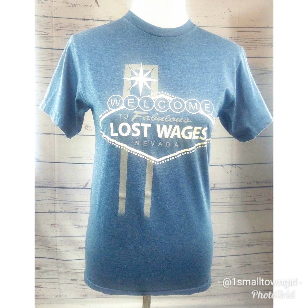 Fabulous Lost Wages Nevada graphic t-shirt S